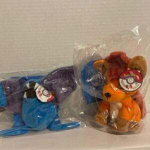 KFC Official Pokemon 1998 Vulpix & Zubat Kids Meals Toys